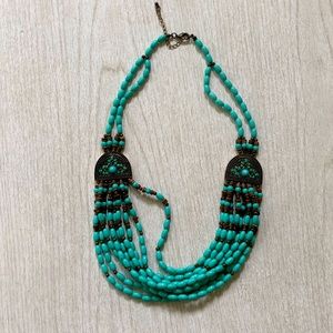 AKIRA Turquoise Statement Necklace